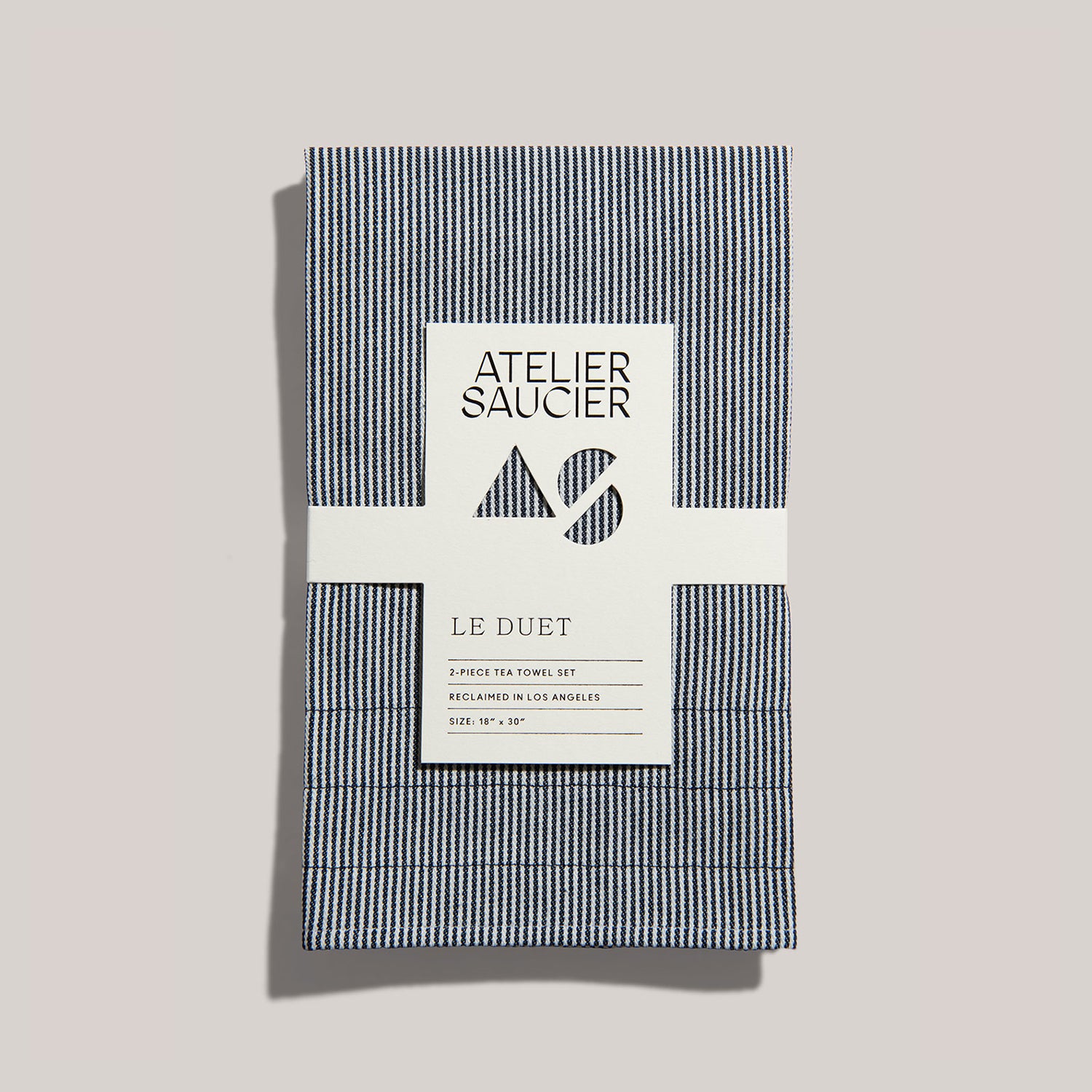 Hickory Stripe Tea Towels (Set of 2)