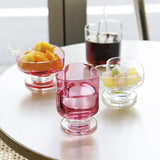 Showa Retro Heart Glass