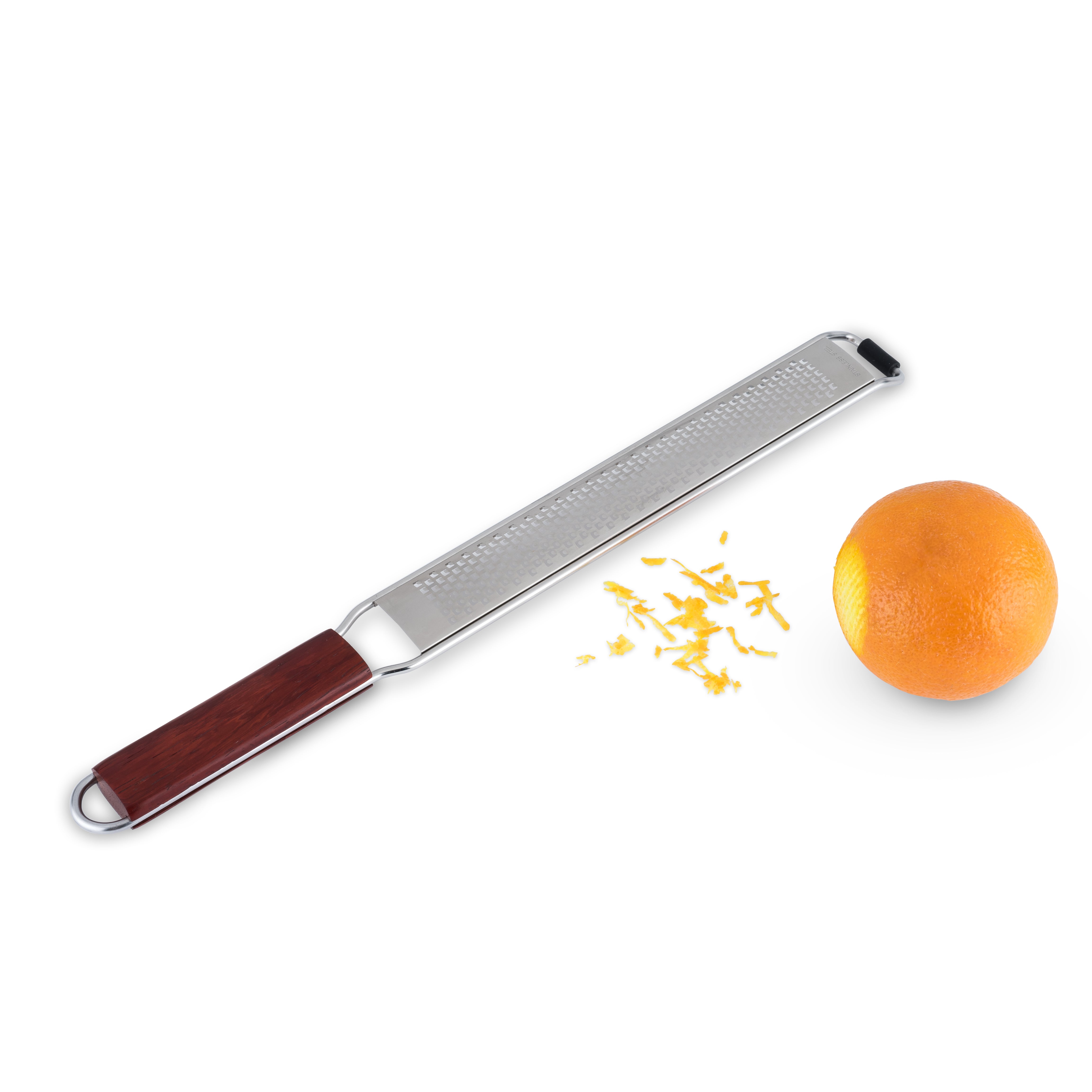 Professional Citrus Grater with Acacia Handle