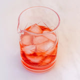 Cocktail Mixing Glass - Diamond Cut Design