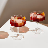 Wave Coupe Glasses (Set of 2)