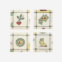 Re-Work Cocktail Napkins in Black Border Print (Set of 6)