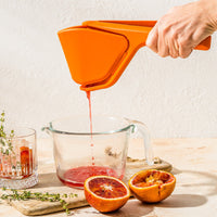 Orange Fluicer - Fold Flat Easy Juicer