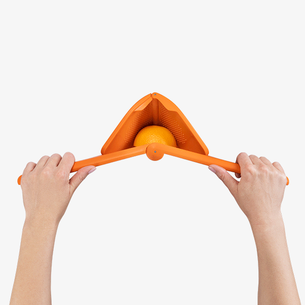 Orange Fluicer - Fold Flat Easy Juicer