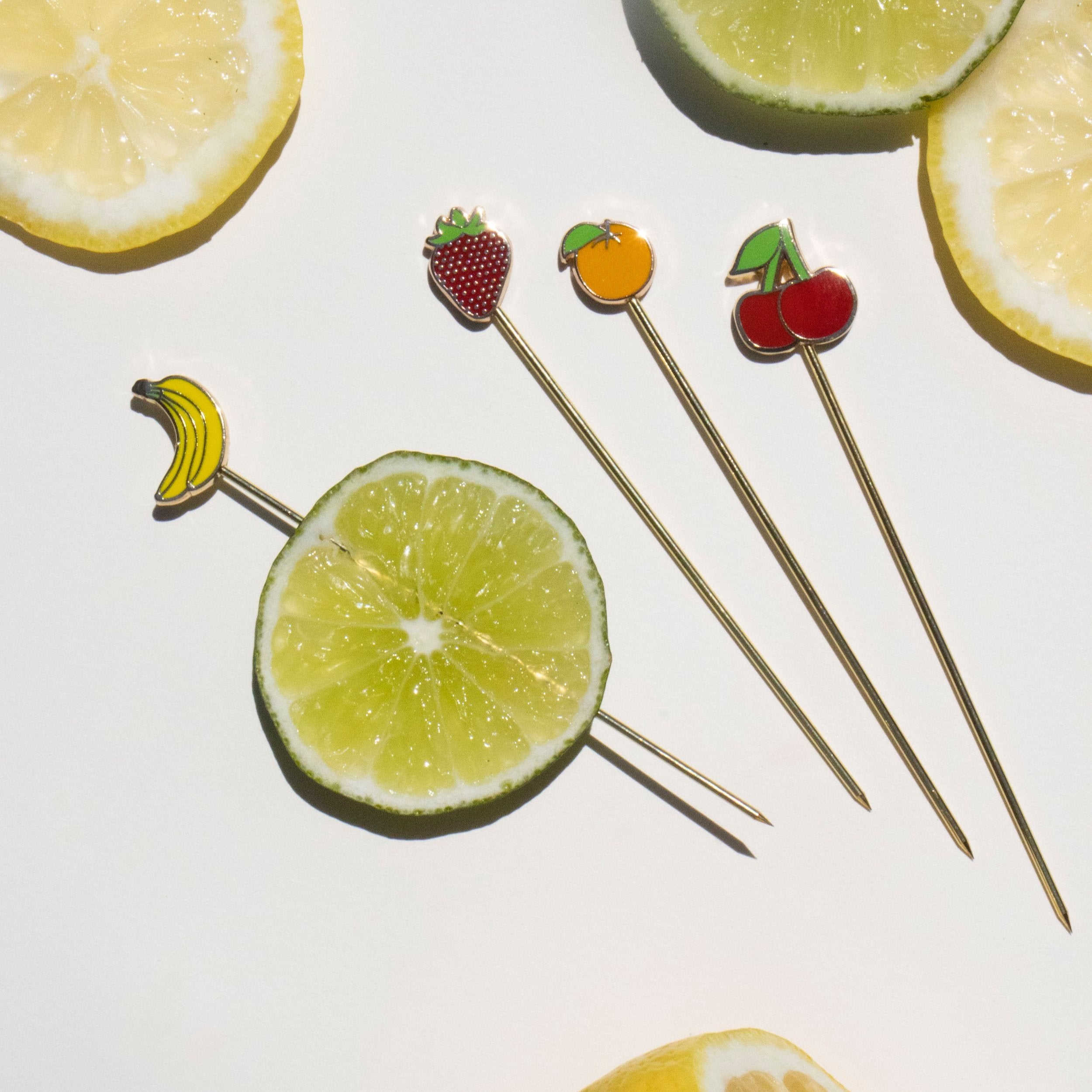 Fruity Cocktail Picks (Set of 4)
