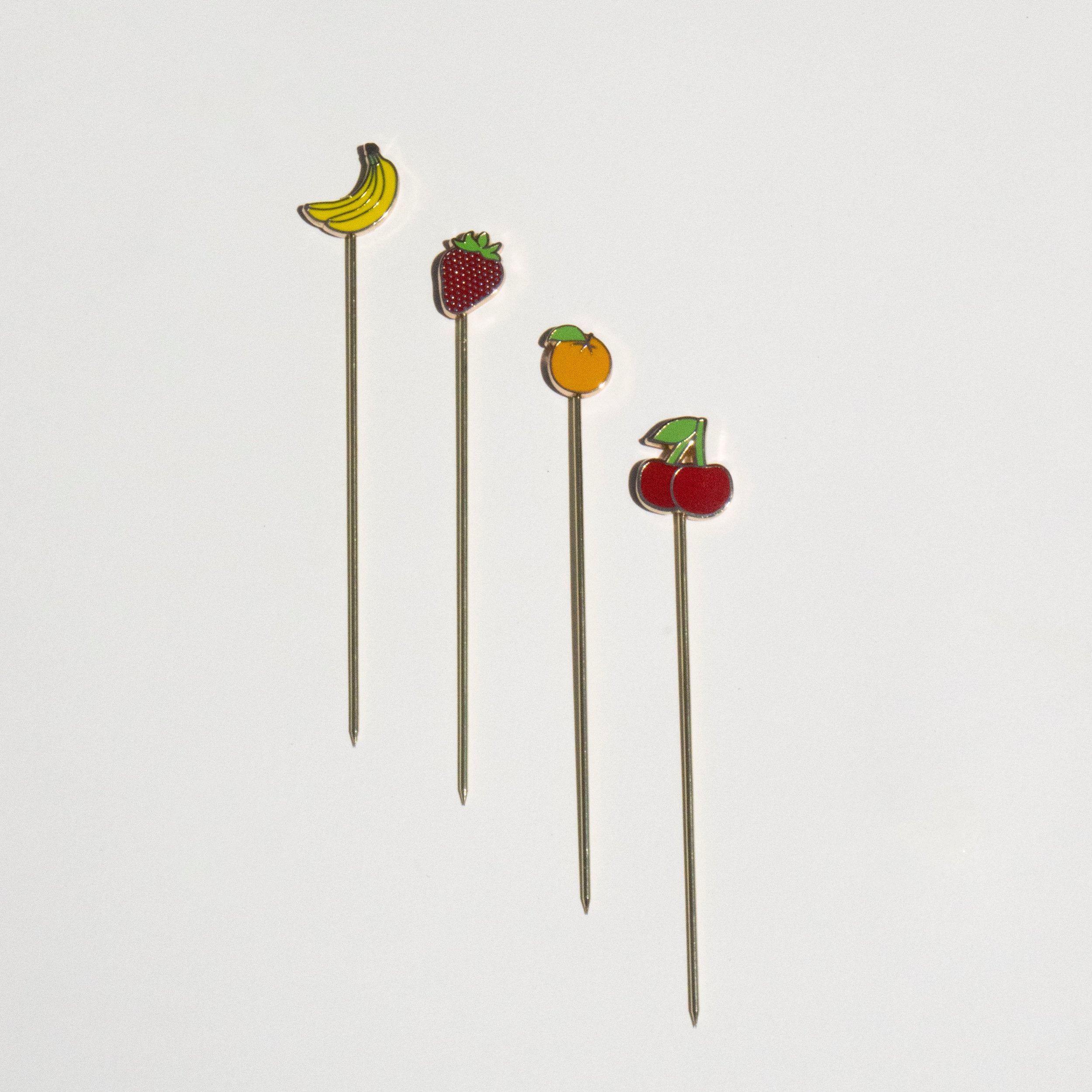 Fruity Cocktail Picks (Set of 4)
