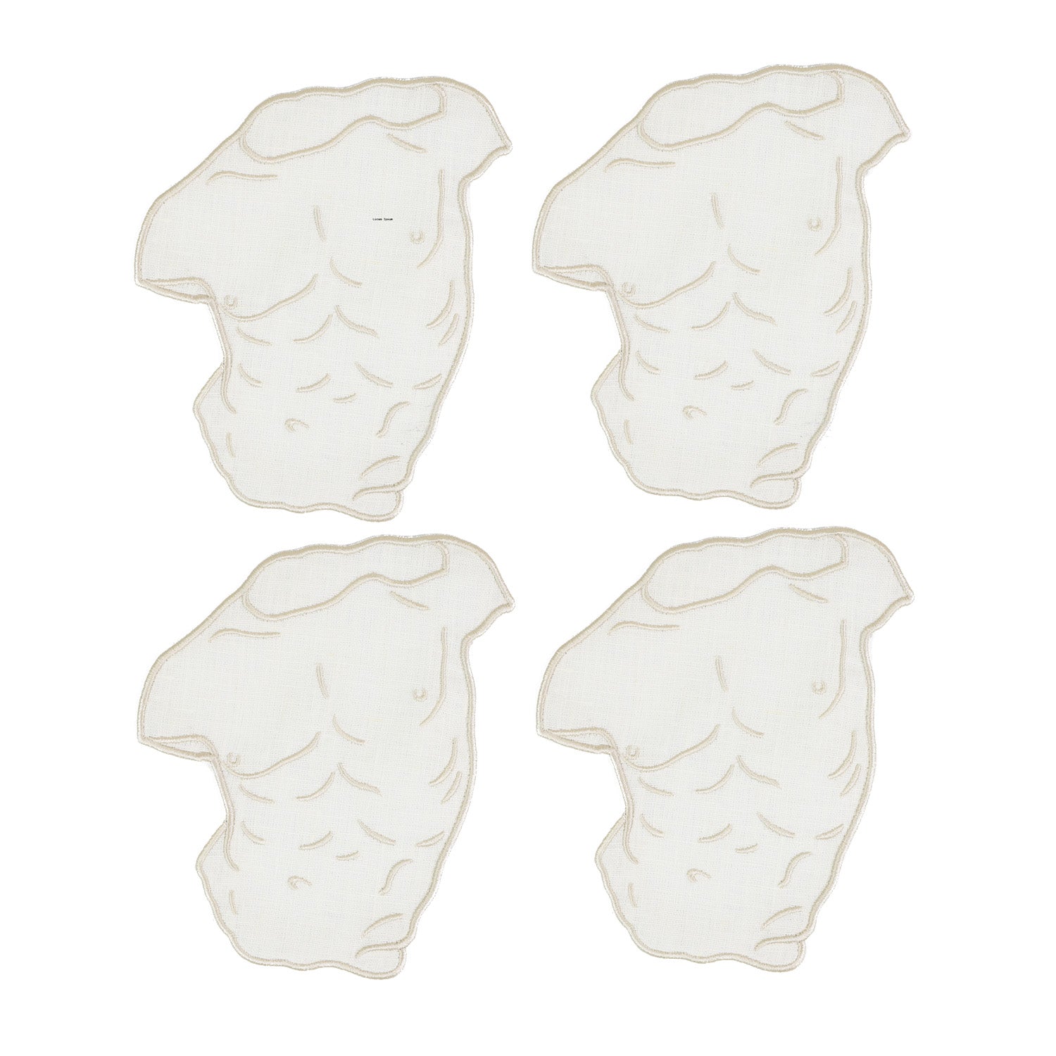 Greek Sculpture Cocktail Napkins (Set of 4)