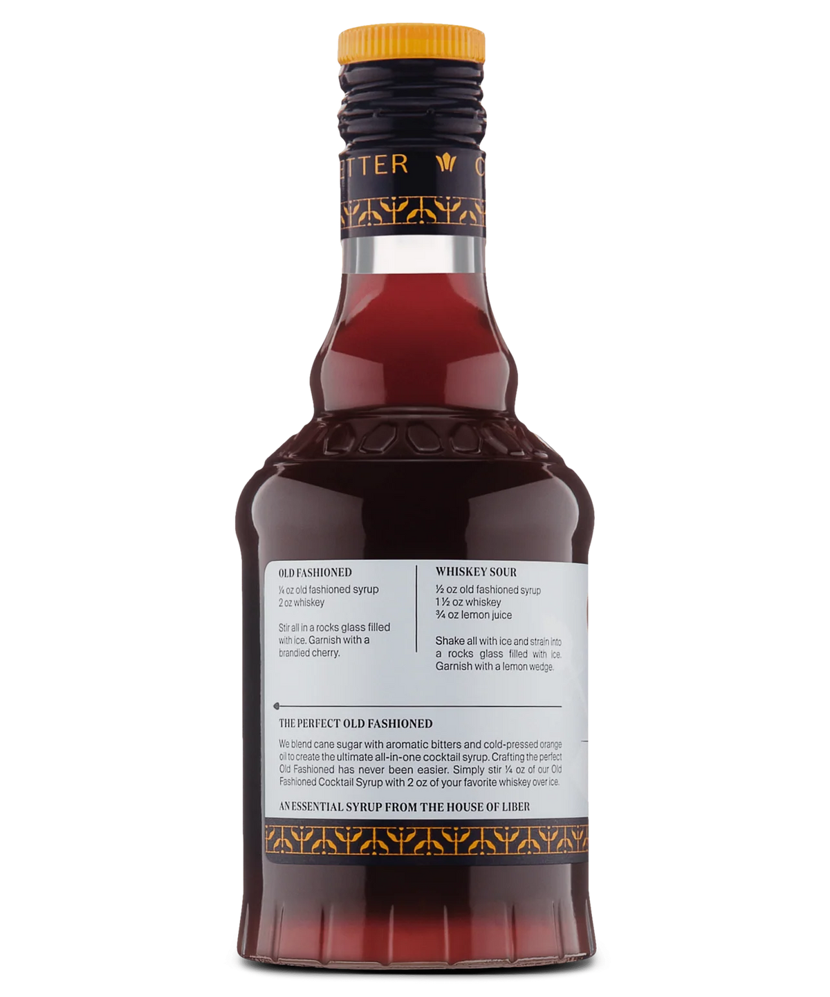 Old Fashioned Cocktail Syrup