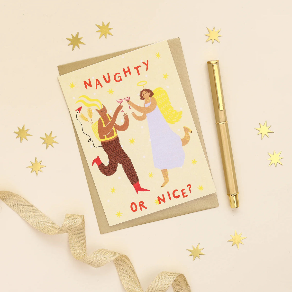 Naughty or Nice Christmas Card