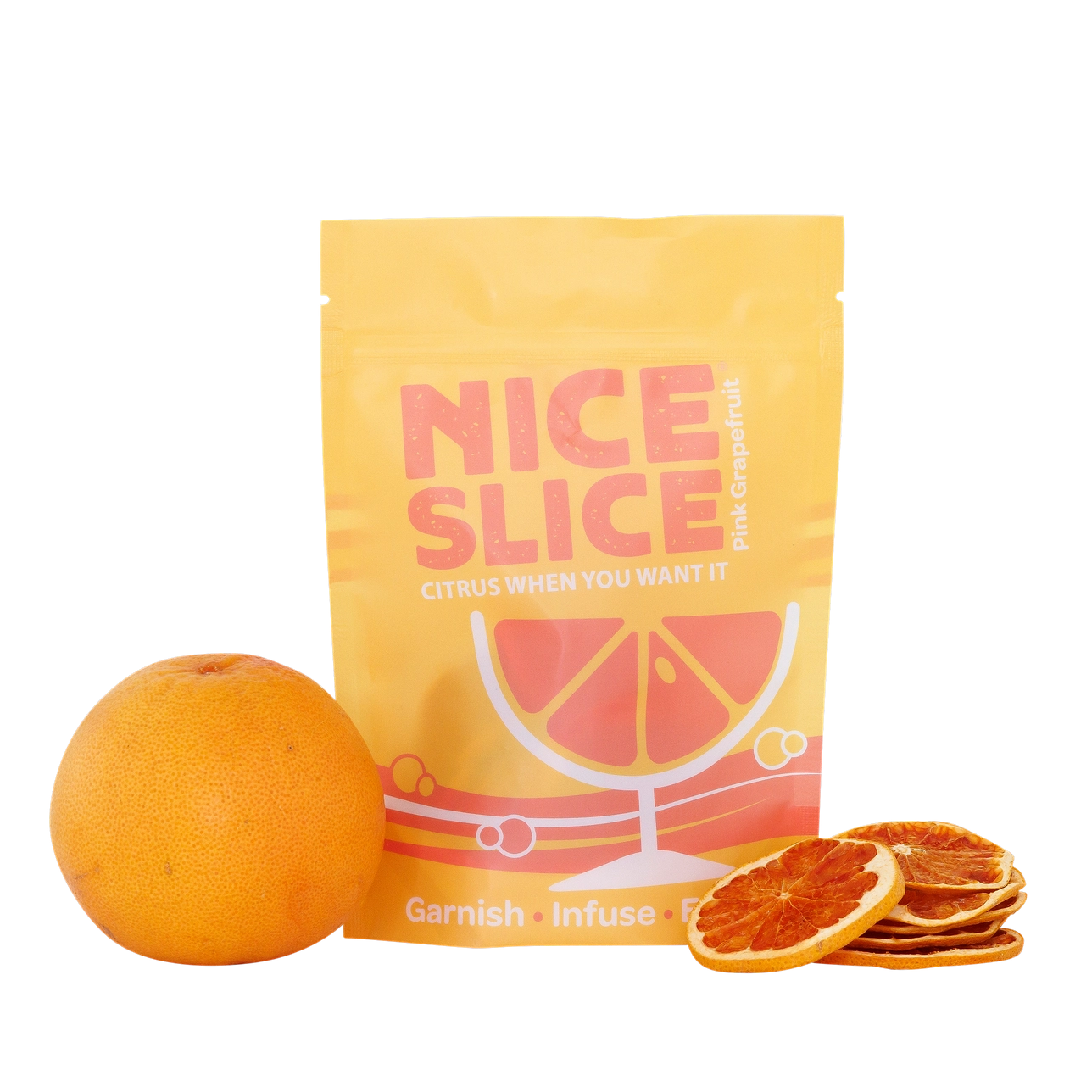 Nice Slice Grapefruit Garnishes For Drinks