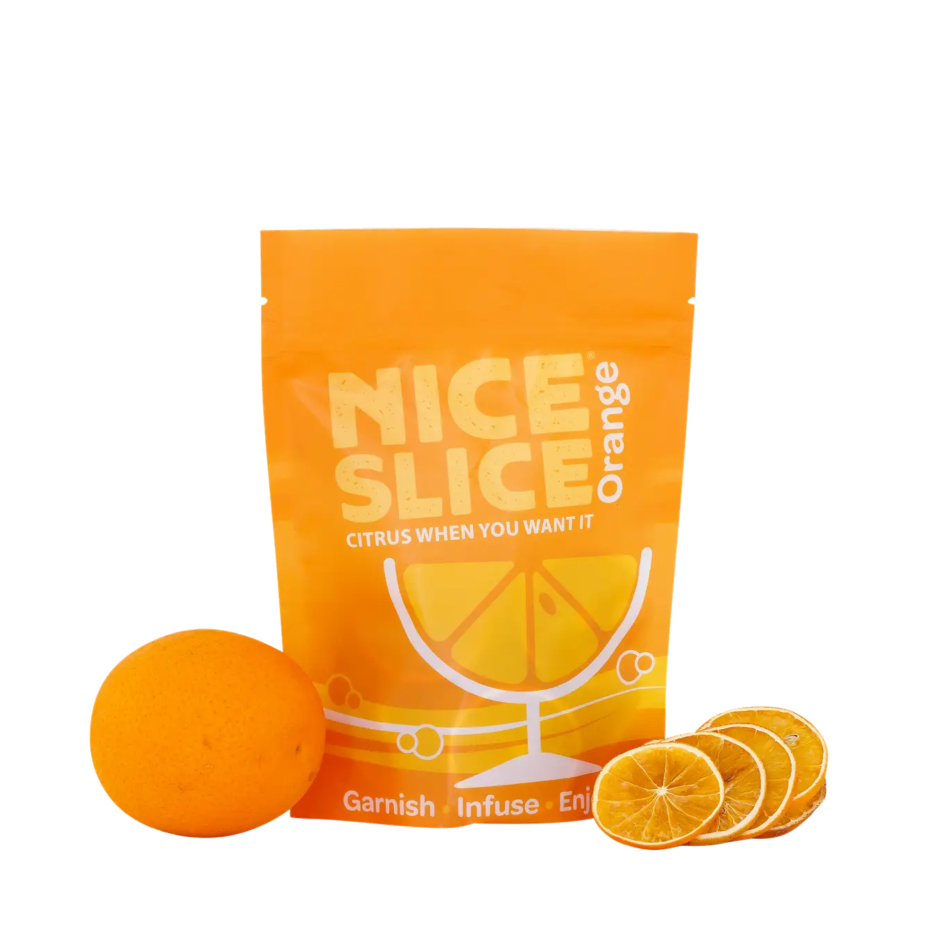 Nice Slice Orange Garnishes For Drinks