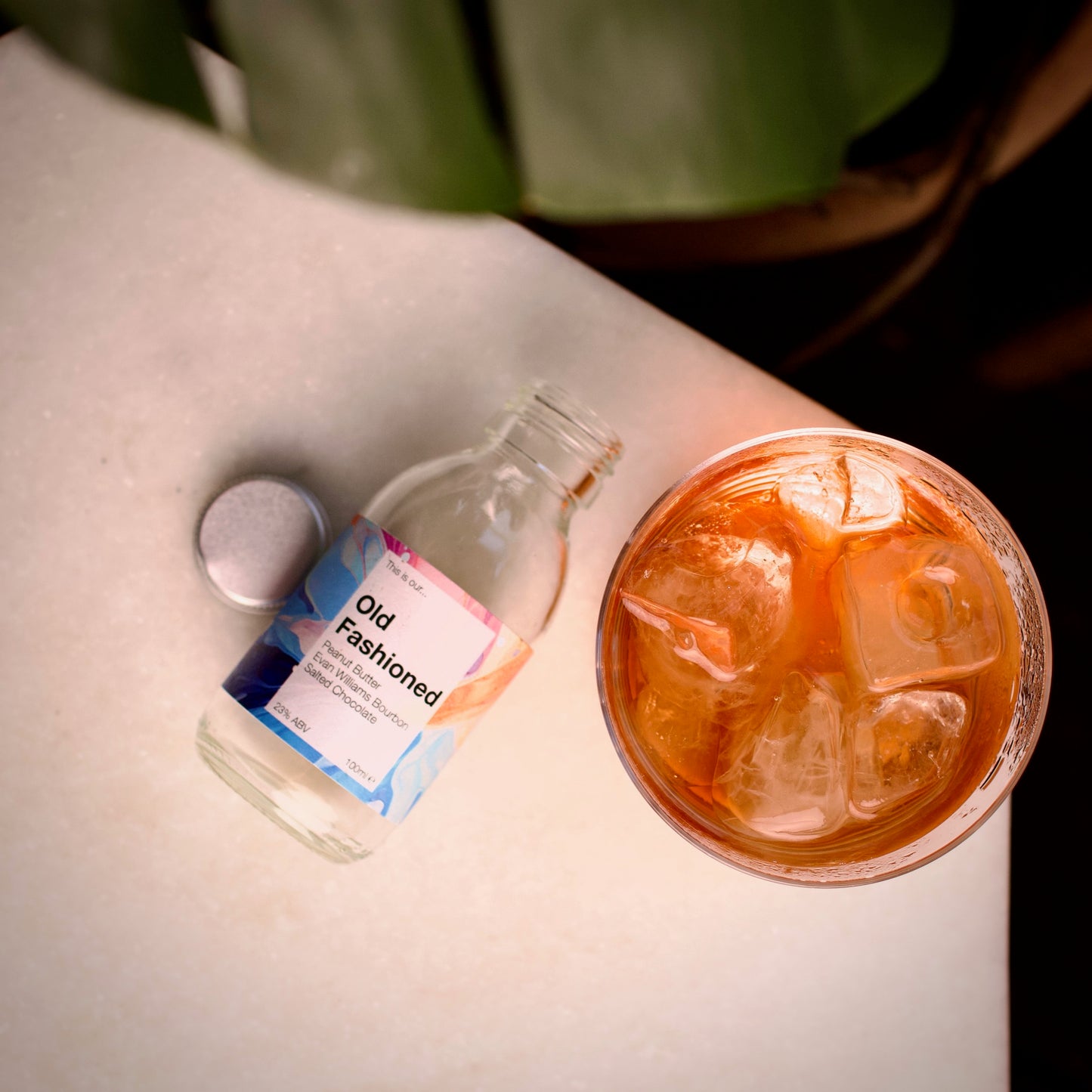 Snickers Old Fashioned Mini Cocktail