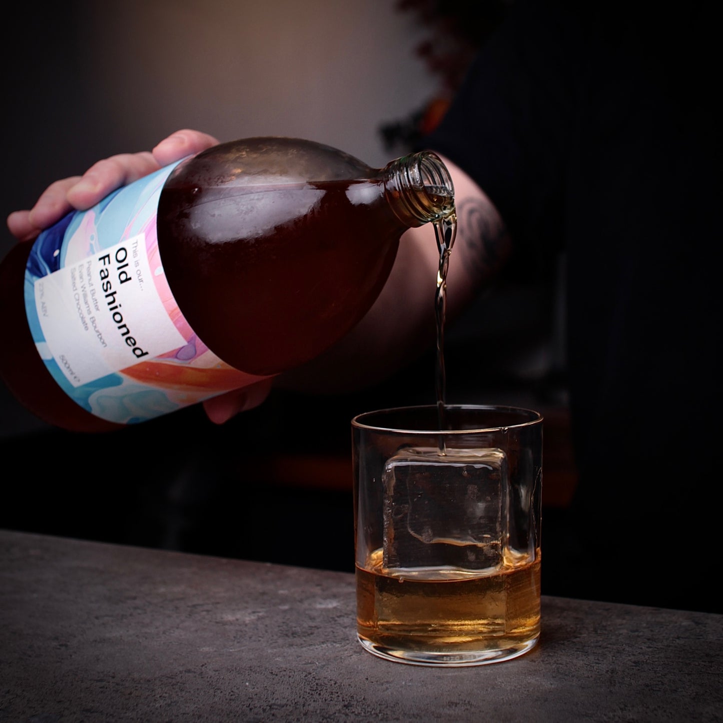 Snickers Old Fashioned Cocktail