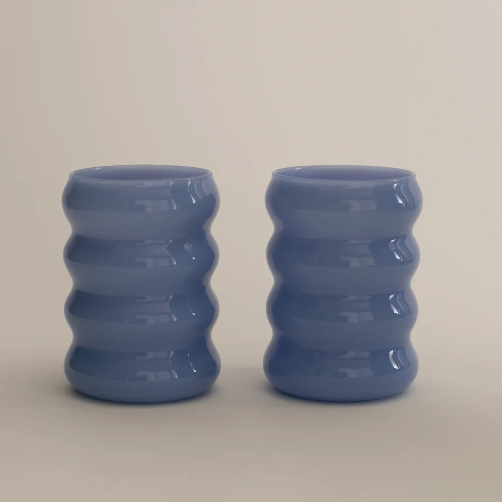 Opaque Ripple Cup (Set of 2)