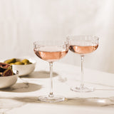 Fluted Small Coupe Glass