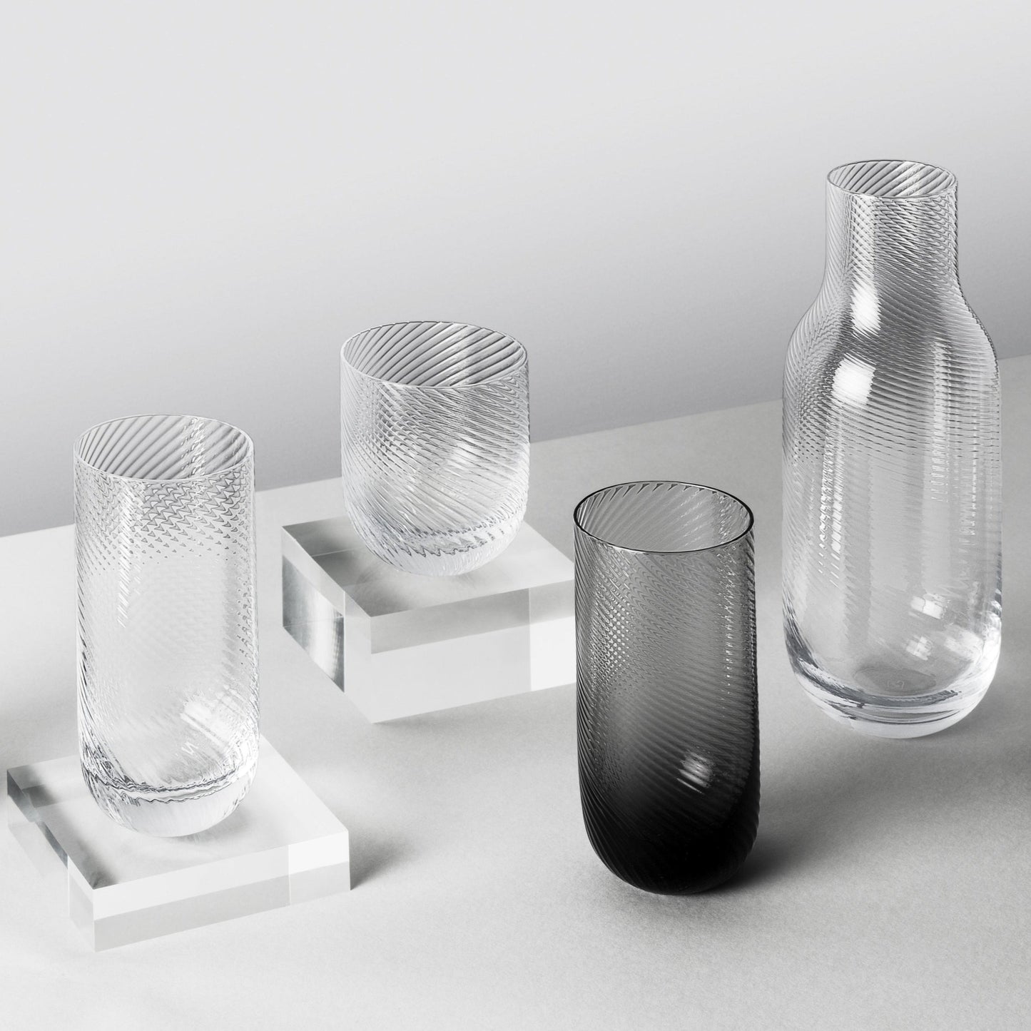 Optic Carafe in Smoke