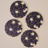 Swan Pond Coasters (Set of 4)