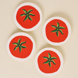 Tomato Coasters (Set of 4)