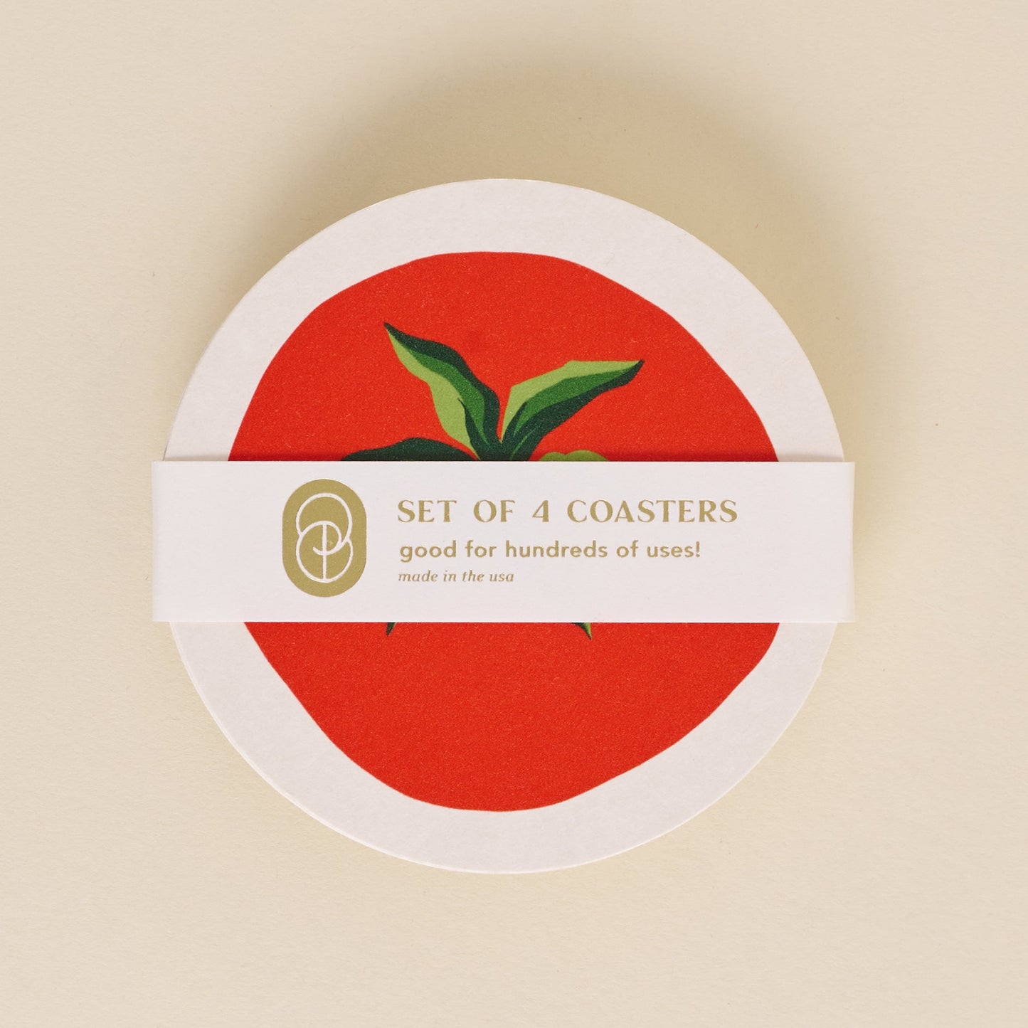 Tomato Coasters (Set of 4)