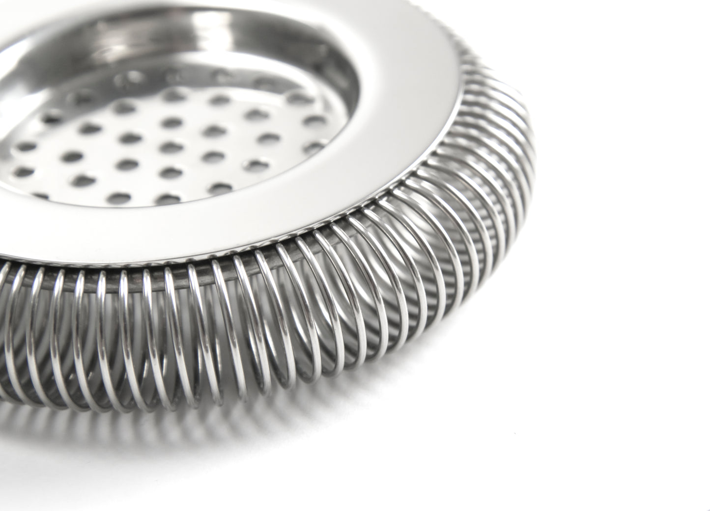 Calabrese Stainless Steel Hawthorne Cocktail Strainer