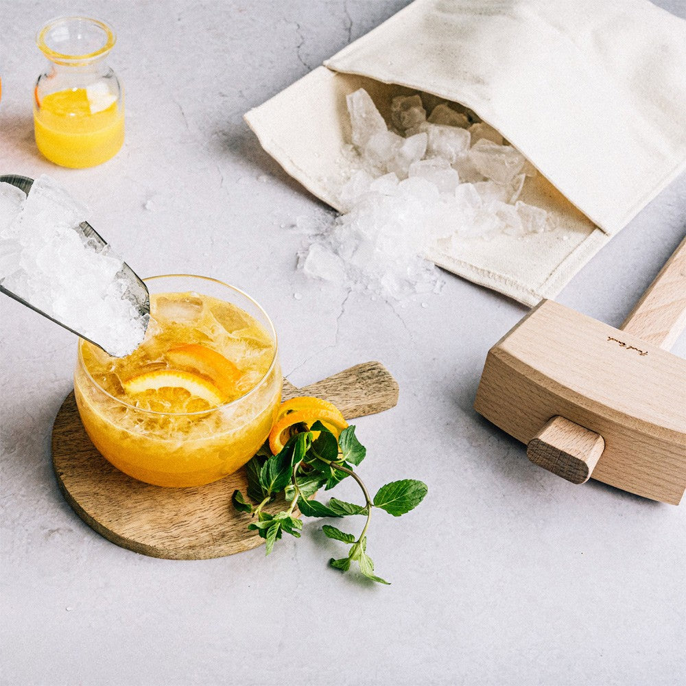 Lewis Ice Bag, Wood Mallet & Ice Scoop