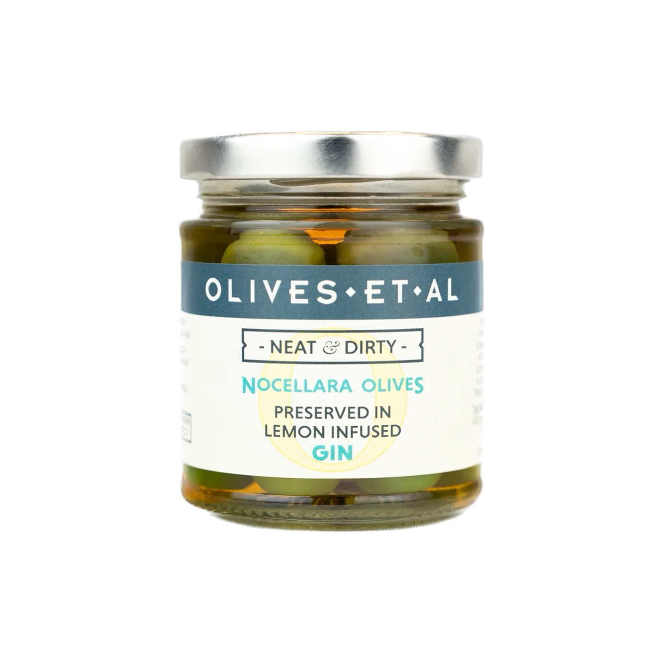 Neat & Dirty Lemon Gin Infused Olives