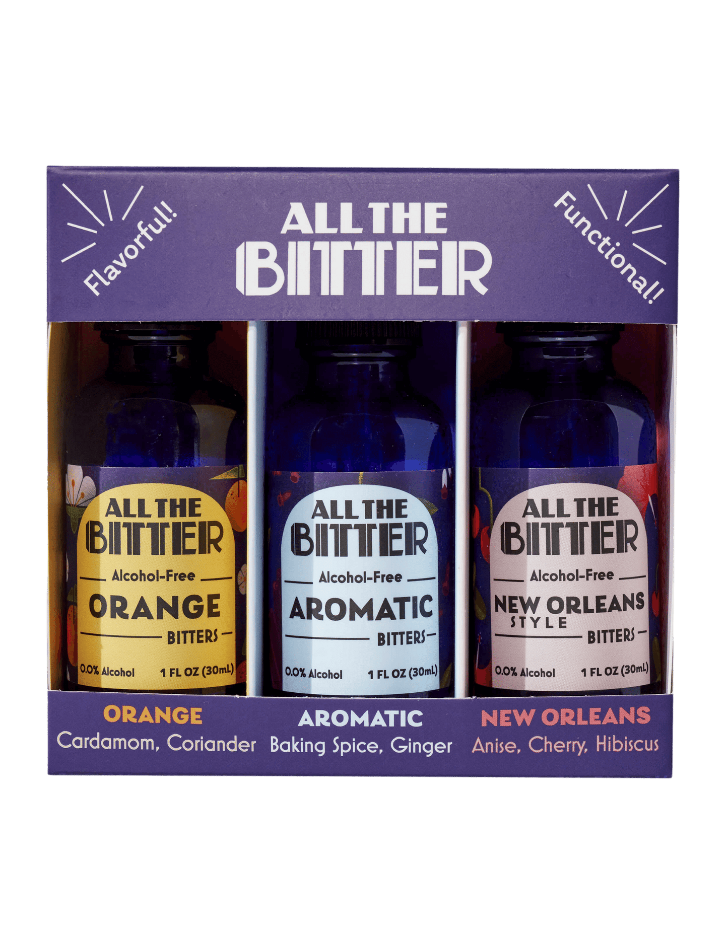 Non-Alcoholic Bitters Travel Pack