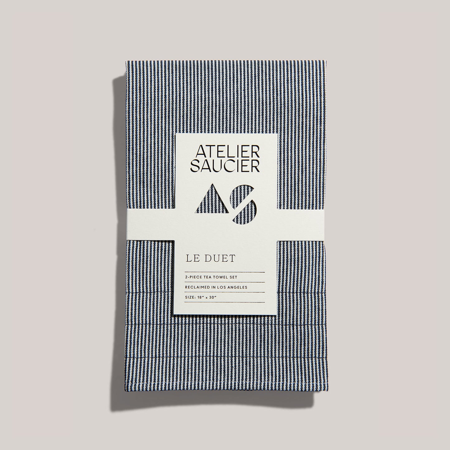 Hickory Stripe Tea Towels (Set of 2)