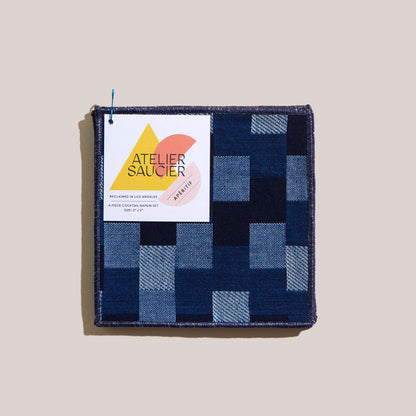 The Patchwork Cocktail Napkins (Set of 4)