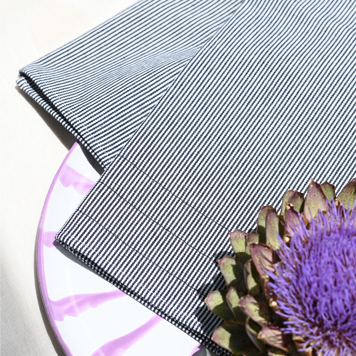 Hickory Stripe Tea Towels (Set of 2)