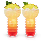 Pacific Crystal Pearl Diver Glass (Set of 2)