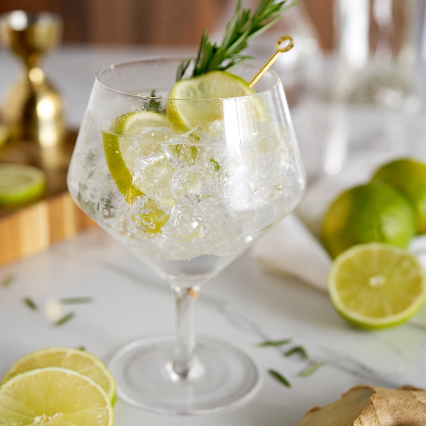 Angled Crystal Gin & Tonic Glass (Set of 2)