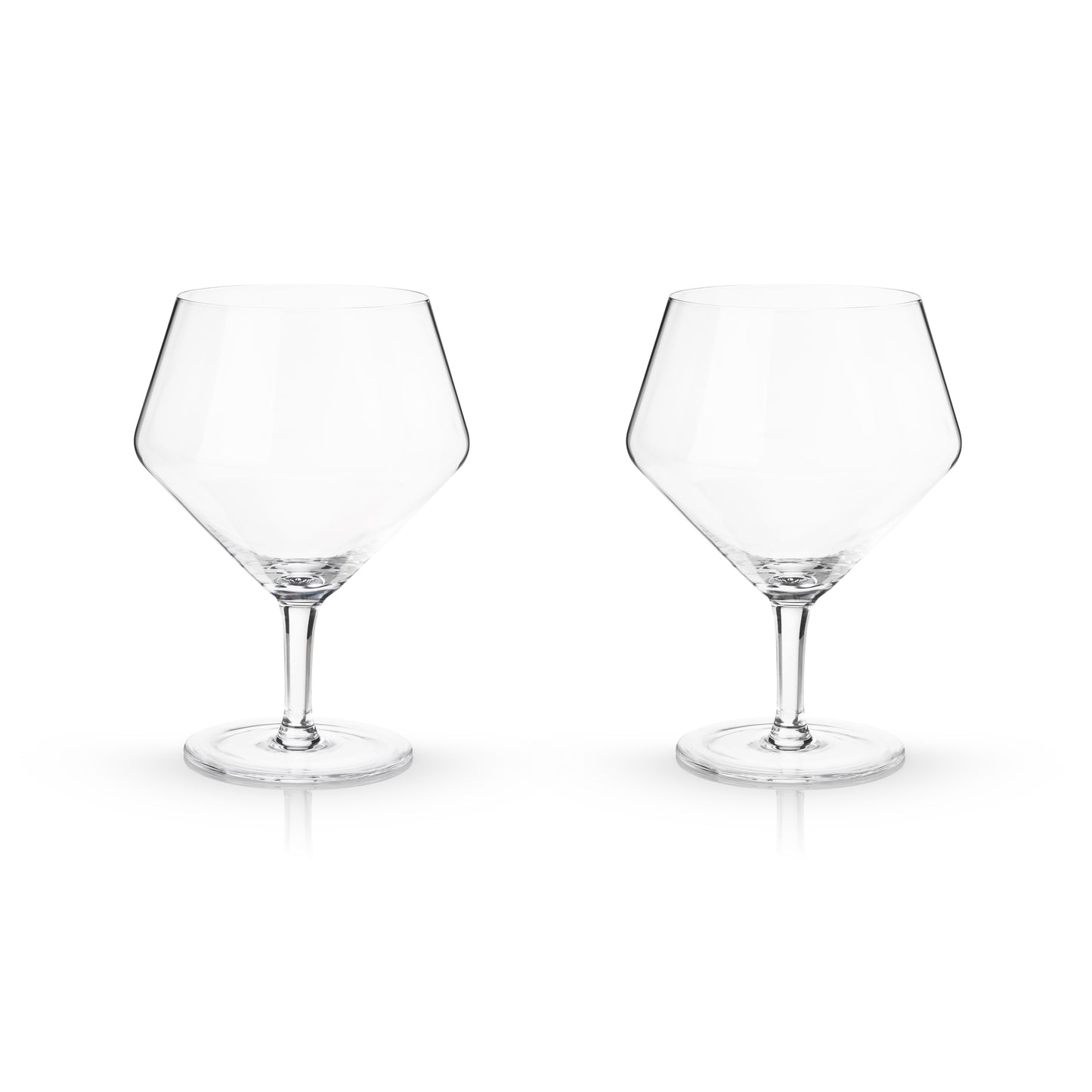 Angled Crystal Gin & Tonic Glass (Set of 2)
