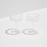 Wave Coupe Glasses (Set of 2)