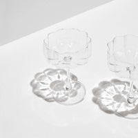 Wave Coupe Glasses (Set of 2)