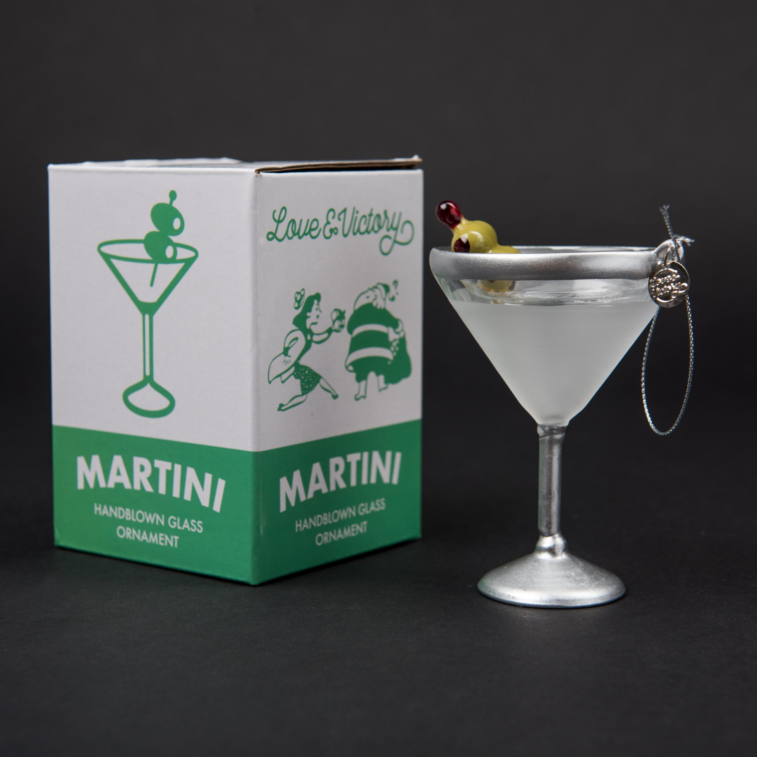 Martini Christmas Ornament