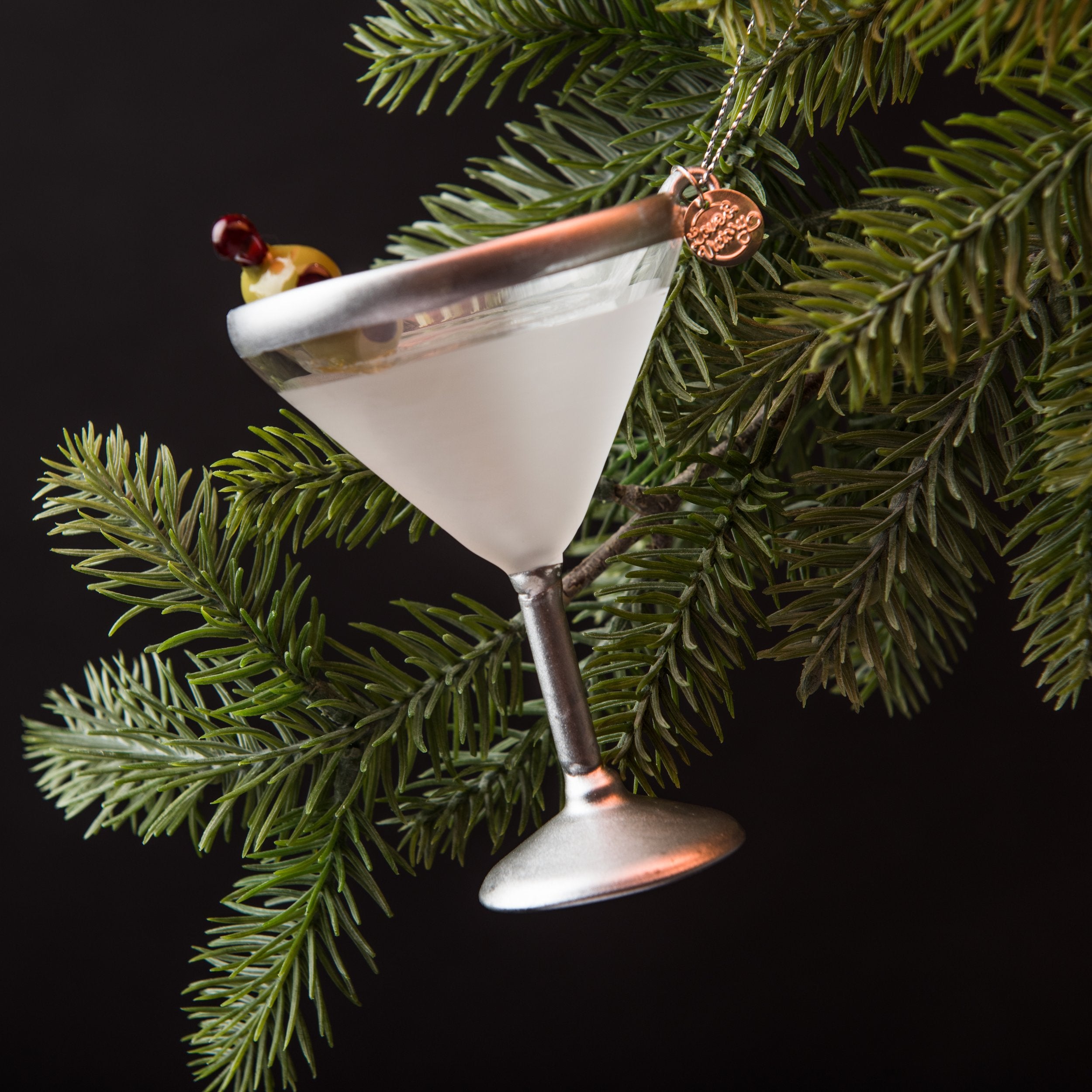 Martini Christmas Ornament