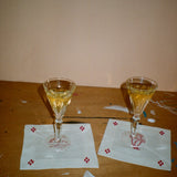 Re-Work Cocktail Napkins in Red Interior Print (Set of 4)