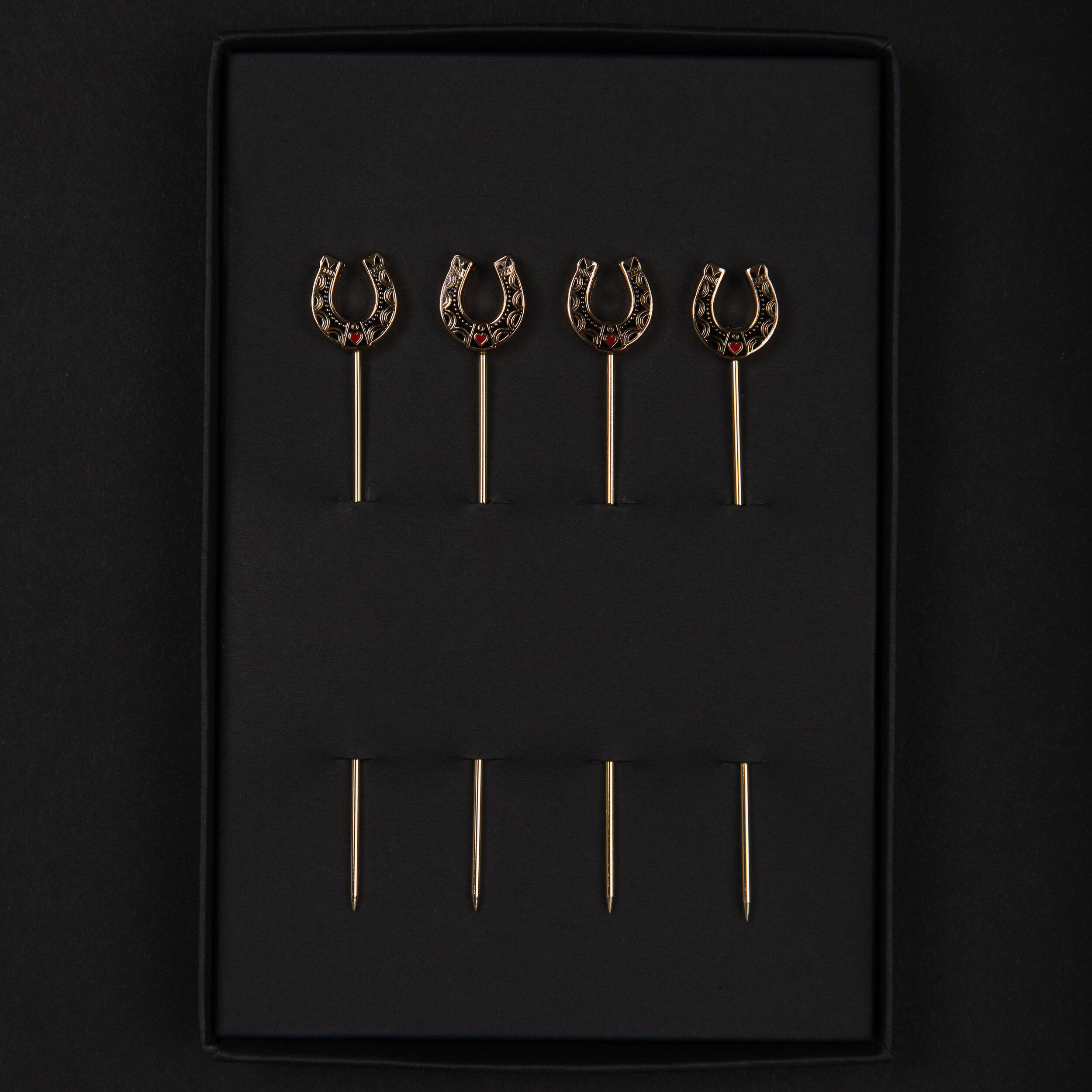 Lucky Horseshoe Cocktail Picks (Set of 4)