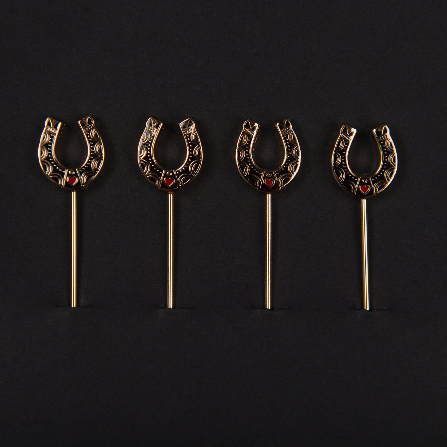 Lucky Horseshoe Cocktail Picks (Set of 4)