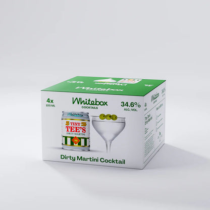 Tiny Tee's Dirty Martini Cocktail 4 Pack