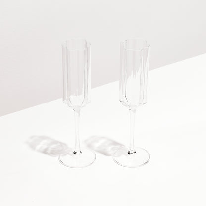 Wave Flutes (Set of 2)