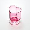 Showa Retro Heart Glass