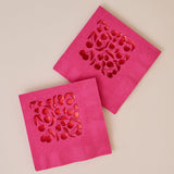 Hot Pink Cherry Paper Cocktail Napkins