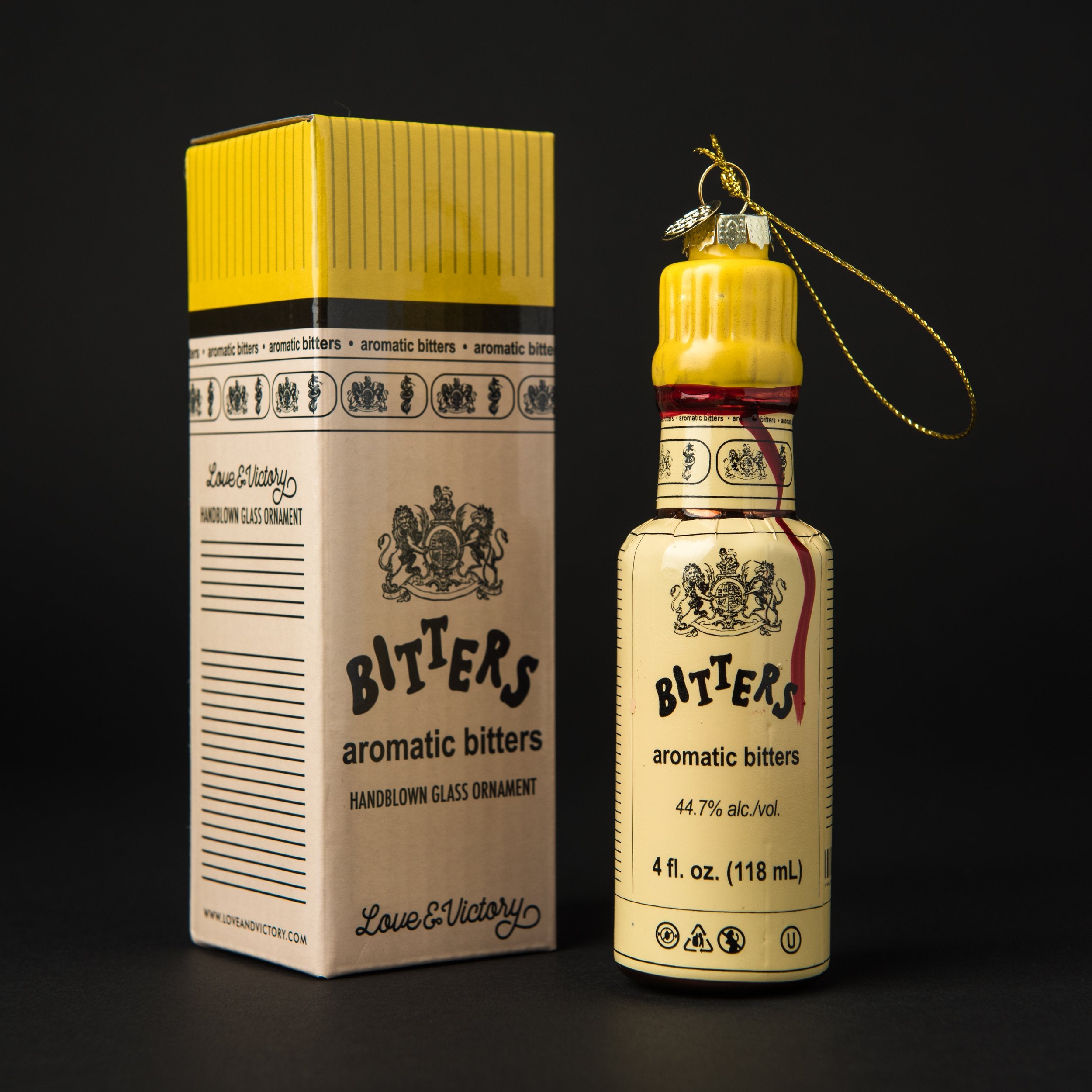 Bitters Bottle Christmas Ornament