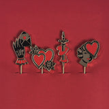 Tattoo Cocktail Picks (Set of 4)
