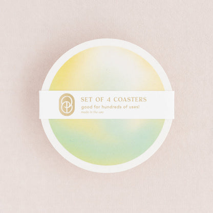 Lemon & Lime Gradient Coasters (Set of 4)