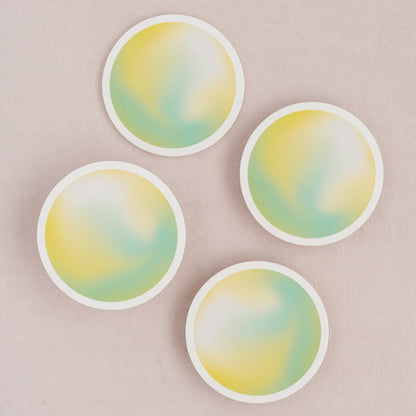 Lemon & Lime Gradient Coasters (Set of 4)