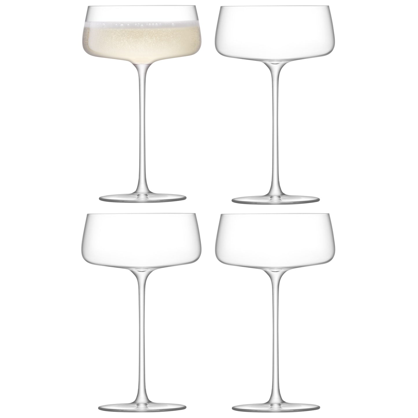 Metropolitan Champagne Saucer (Set of 4)