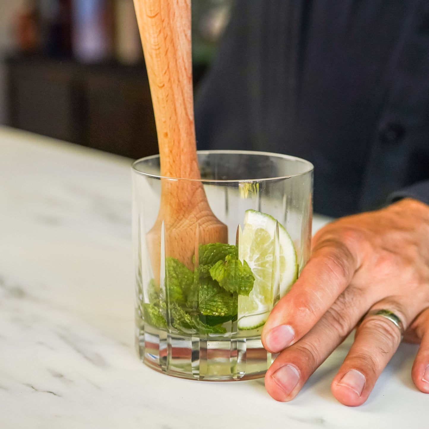 Natural Hardwood Cocktail Muddler